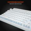 Meetion MT-MK600RD Mechanical Keyboard White-9839-01