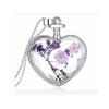 Heart Shaped Crystal Necklace-6737-01