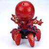 Dancing Six-Claw Spider Flash Robot Red-8297-01