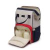Diaper Bag Backpack and Multifunction Travel Backpack, Water Resistance and Large Capacity, Red and Blue-2279-01