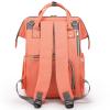 Diaper Bag Backpack and Multifunction Travel Backpack, Water Resistance and Large Capacity, Orange-2280-01