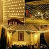 2021 Top Selling Fishnet LED decorative lights warm white with 8 modes 3.2 meters-4996-01