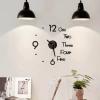 2021 Top Selling 3D Wallpaper Sticker Clock Large-8385-01