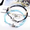 Vintage Multiple Layers Animal Rope Anklets for Women-4426-01