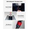GO SMART Magnetic 540 degree rotating 3 in 1 nylon charging cable with fast charging & Data transmission-5206-01