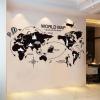 Travel the World Map Vinyl Wall Stickers-6631-01