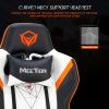 Meetion MT-CHR15 Gaming Chair Black+White+Orange-9883-01