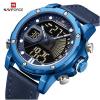 Naviforce Nitro Men Leather Watch Blue, NF9172-8495-01