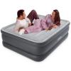 Intex 64140 Queen Size Essential Rest Raised Airbed With Built-in Pump-788-01