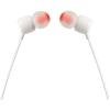 JBL Tune 110 in Ear Headphones with Mic White-10190-01