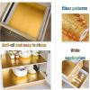 3 M Self Adhesive Kitchen Use Waterproof And Oil Proof Aluminium Foil Wrapping Paper Gold-9451-01