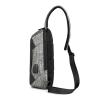 Multifunctional Waterproof Chest Bag USB Charging Interface Sports Outdoor Gray-1453-01