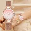 SIGNATURE COLLECTIONS Rose Gold Magnetic Strap Watch-5890-01