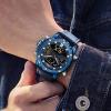 Naviforce Nitro Men Leather Watch Blue, NF9172-8492-01