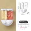 GO HOME Hot Selling DoubleOUBLE GRID DESIGN CEREAL CONTAINER 2 PCS-4803-01
