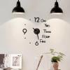 2021 Top Selling 3D Wallpaper Sticker Clock 2Pcs-6289-01