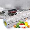 5 M Self Adhesive Kitchen Use Waterproof And Oil Proof Aluminium Foil Wrapping Paper Silver-6339-01