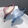 Non-Perforated Leaf Drain Soap Dish-8352-01