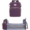 2 In 1 Diaper Bag Purple GM276-3-pur-9721-01