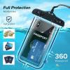 GO LIFE Top Selling IP68 Waterproof Under Water Mobile Phone Touchscreen Transparent Pouch With Tag-4977-01
