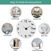 2021 Top Selling 3D Wallpaper Sticker Clock Small-8173-01