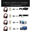 Meetion MT-HP021 Gaming Headset Backlit 3.5mm Audio 2 Pin With USB-10472-01