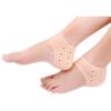 Anti-Crack Heel Protection Soft Silicone Socks, Assorted Colors 1 Pair, Beige-5147-01