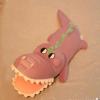 Cute Big Tooth Crocodile Plush Doll-6961-01