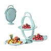 GO HOME Foldable 3 Ply Double Layer Fruit Tray-5533-01