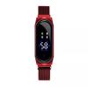 6 Pcs Colourful Magnetic Strap LED Ladies Wrist Watch-6106-01