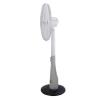 Geepas GF9385 18-Inch Rechargeable Stand Fan With LED Lights-499-01