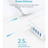 Anker A2056K21 PowerPort 1 PD 1 PD and 4 PIQ White-1058-01