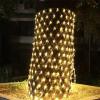 2021 Top Selling Fishnet LED decorative lights warm white with 8 modes 3.2 meters-4995-01