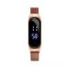 6 Pcs Colourful Magnetic Strap LED Ladies Wrist Watch-6107-01