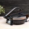 Geepas GCM6125 Chapati Maker Non-Stick Coating Lightweight & Compact Design 1200w-363-01