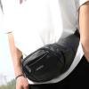 Waist Bag Elegant Style Travel Pouch Passport Holder with Adjustable For Men Black-1450-01