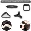 PONY O GIRL HOT SELLING MAGICAL SILICON PONY TAIL HAIR TIE,2 Pcs-4953-01