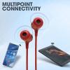 JBL Wireless Bluetooth in Ear Neckband Headphone Live 220 BT, Red-9401-01