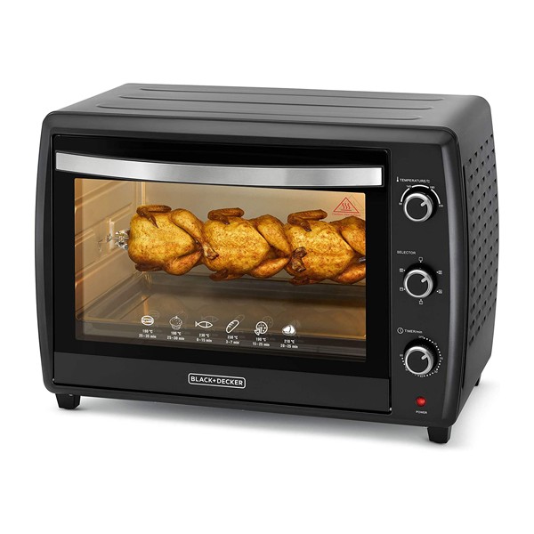 Black+Decker 70l Toaster Oven With Double Glass And Rotisserie TRO70RDG-B5-5971