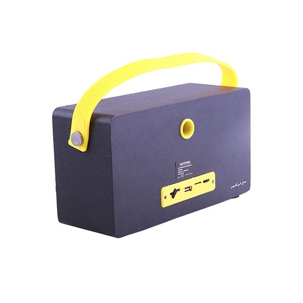 Krypton KNMS5069 Rechargeable Portable Bluetooth Speaker, Yellow-3474