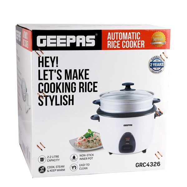 Geepas GRC4326 Automatic Rice Cooker 2.2L-616