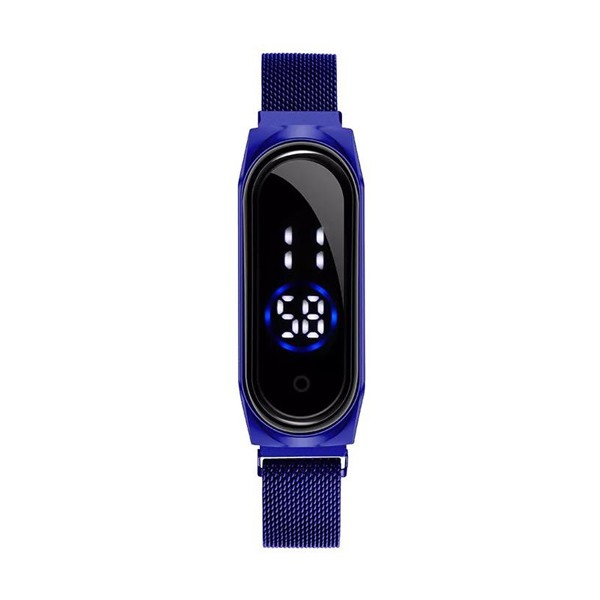 6 Pcs Colourful Magnetic Strap LED Ladies Wrist Watch-6110
