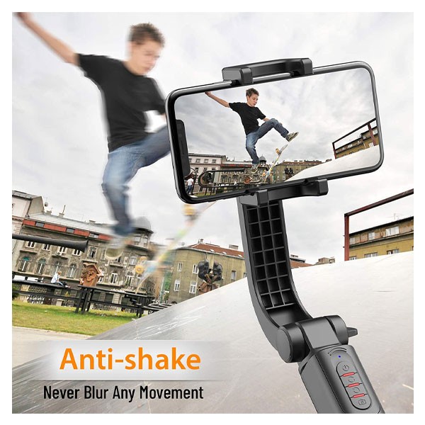 All in One Stabilizer Gymbal Selfie Stick with Built in Tripod-4654