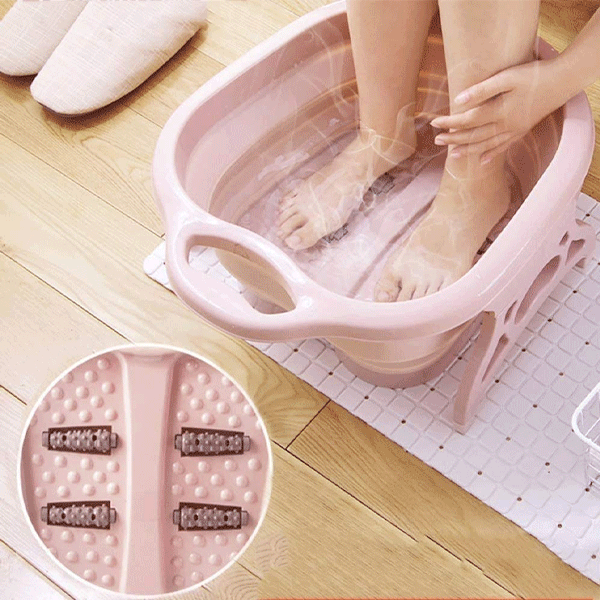 Collapsible And Foldable Foot Spa Massage Tub-10720