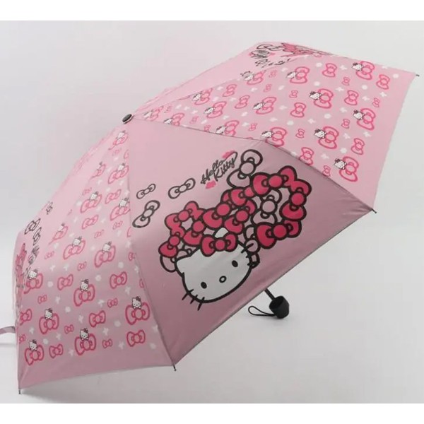 Hello Kitty Cute Folding Sun Umbrella-6978