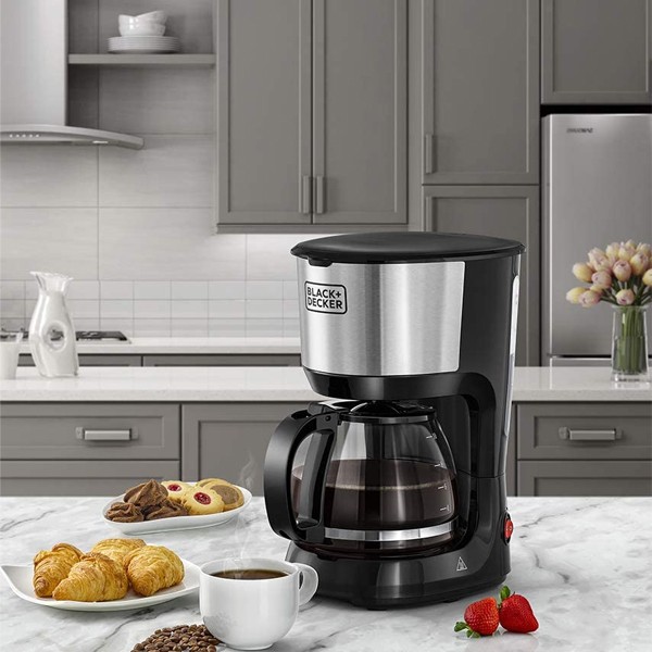 Black+Decker 8-10cup Coffee Maker With Glass Carafe DCM750S-B5-5834