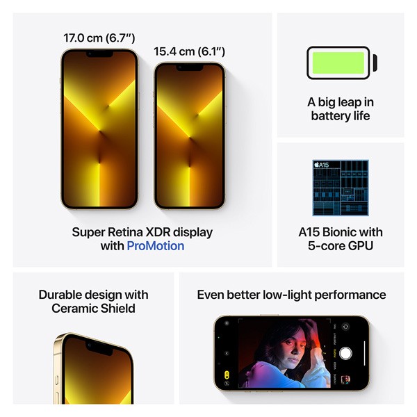Apple iPhone 13 Pro 1TB Gold 5G LTE-7849