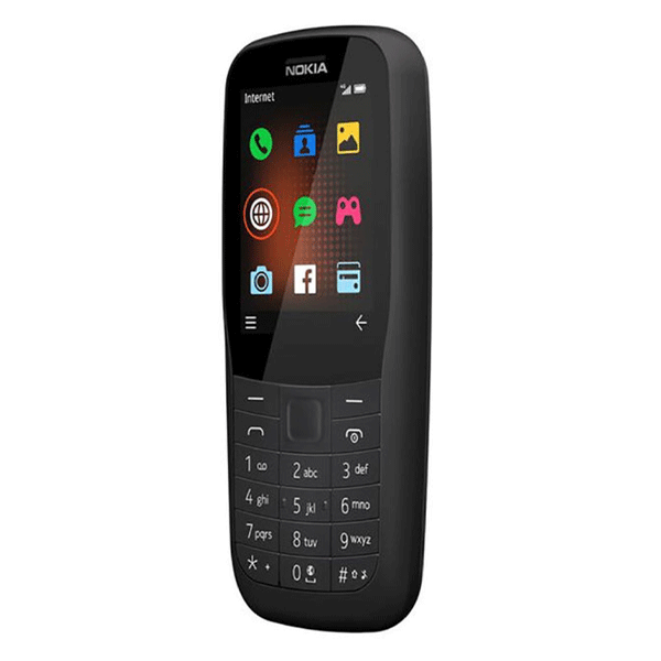 Nokia 220 4G Ta-1155 Dual Sim Gcc Black-11200