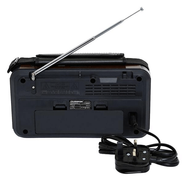 Olsenmark OMR1239 Rechargeable Radio with USB-1543