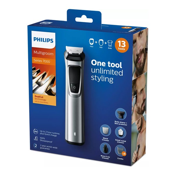Philips Multigroom Series 7000 13 In 1 Face Hair and Body MG7715/15-6495